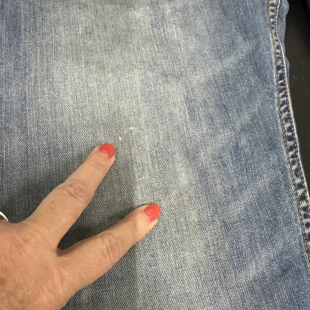 Levi's 505 Jeans Men's 34 x 30 Blue Denim Straight Leg Medium Wash Stretch‎